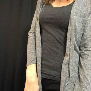 Grey cardigan